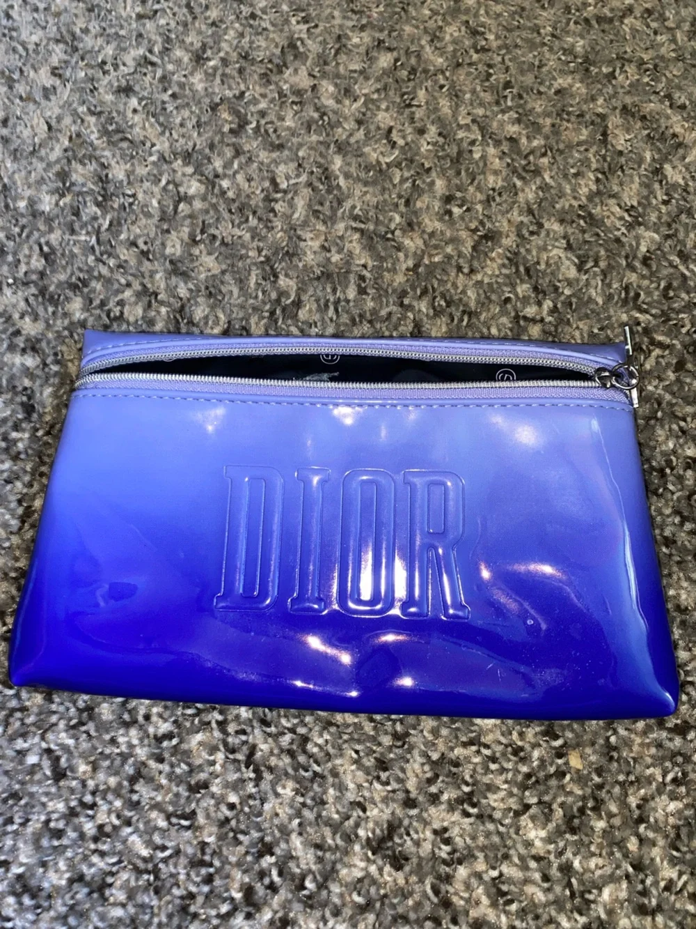 Dior beauty blue ombré star makeup pouch